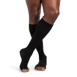 Sigvaris Dynaven 971 Women's Open Toe Knee Highs w/Grip Top 30-40 mmHg
