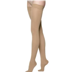 Sigvaris Essential 233 Cotton Women's Thigh Highs w/Grip Top 30-40 mmHg