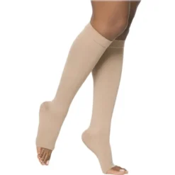 Sigvaris Essential 863 Opaque Open Toe Knee Highs 30-40 mmHg