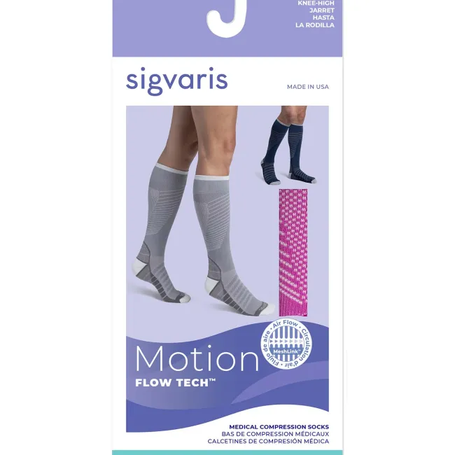 Sigvaris 432 Motion Flow Tech Knee High Socks 20-30 mmHg