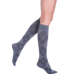 Sigvaris Style 832 Microfiber Patterns Women's Socks 20-30 mmHg