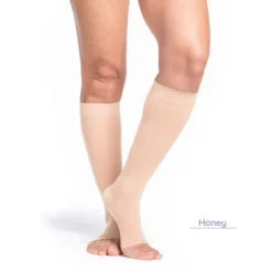 Sigvaris Style 783 Women's Sheer Open Toe Knee Highs 30-40 mmHg