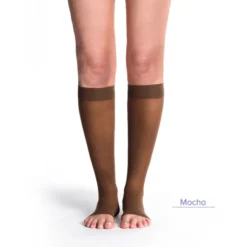Sigvaris Style 782 Women's Sheer Open Toe Knee Highs 20-30 mmHg