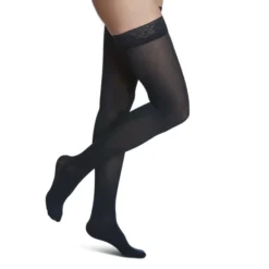 Sigvaris Style 841 Women's Soft Opaque Thigh Highs w/Grip Top 15-20 mmHg