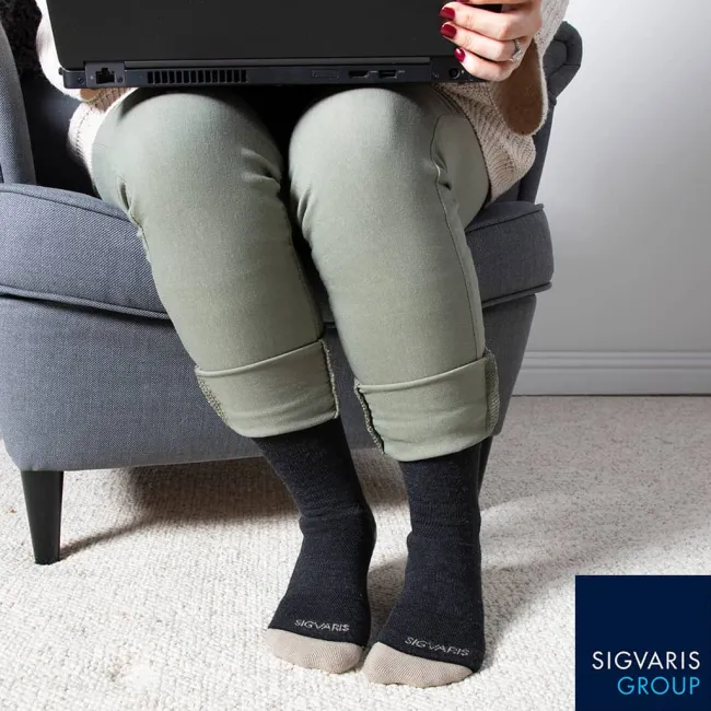 Sigvaris Well Being 421 Merino Outdoor Knee High Socks 15-20 mmHg