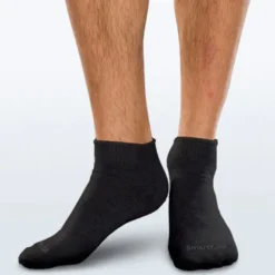 SmartKnit Seamless Diabetic MiniCrew Socks w/X-Static Silver Fibers