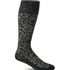 SockWell Women's Damask Knee High Socks 15-20 mmHg