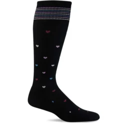 SockWell Women's Full Heart Wide Socks 15-20 mmHg