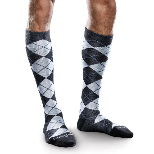 Therafirm Core-Spun Moderate Support Patterned Socks 20-30 mmHg