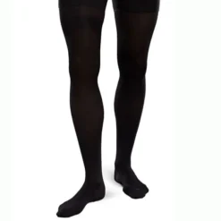 Therafirm EASE Opaque Men's Thigh Highs w/SIlicone Band 20-30 mmHg