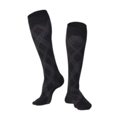 Touch Compression Men's Argyle Pattern Socks 15-20 mmHg