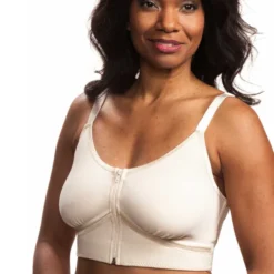 Wear Ease 751 Allyson Bra w/Removable Drainage Tube Pouches